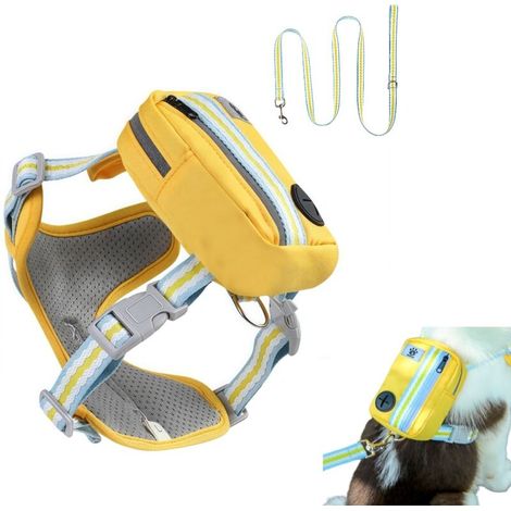 Hundeleine mit Rucksack