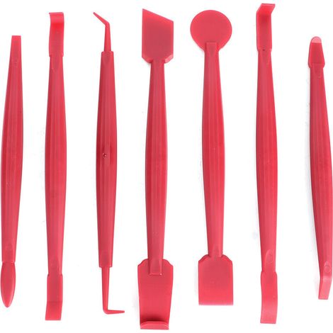 Jeffergarden Outil de fermeture de bord pour Film Automobile, Film de changement de couleur, grattoir pour vêtements de voiture, 7 pièces-DOU