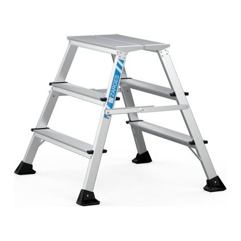 Zarges XLstep P - Podest breit 2 x 3 Stufen (1/2)