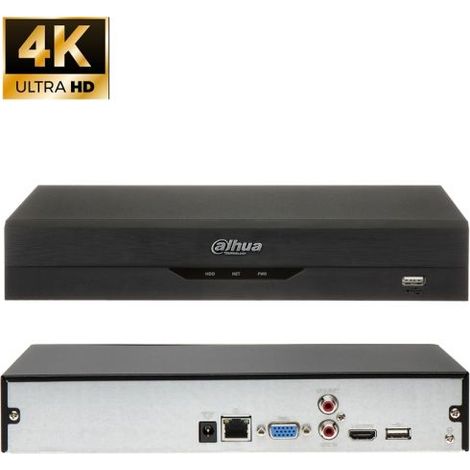 Dahua NVR 4 canali Wizsense 80Mbps - NVR4104HS-EI (4K) S