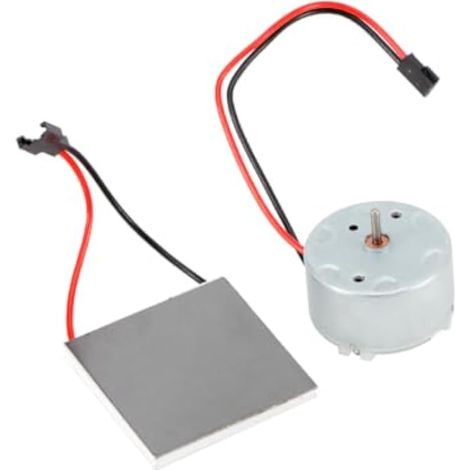 Générateur de ventilateur poêle, moteur cheminée métal générateur ensemble d'accessoires thermoélectriques accessoire stable et ferme pour souffleuse production électrique pièces rechange (1/5)