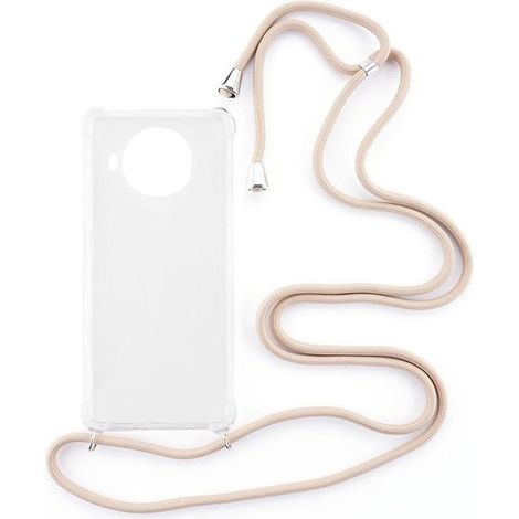 Coque arrière souple avec cordon pour Xiaomi Mi 10T Lite - Beige - Étui de protection (1/5)