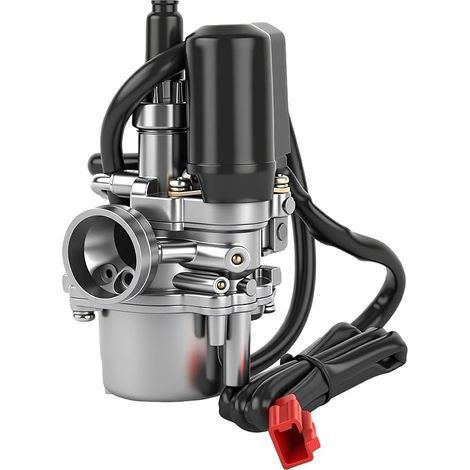 Carburetor for 50cc 2-Stroke Pocket Bikes, Universal 17mm Carburetor for Mini Moto Dirt Bikes, Quads and Scooters - Replaces 0390.015, 0390.016 (1/4)