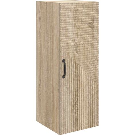 Wall-Mounted Cabinet Sonoma Oak 33 x 34.5 x 90 cm vidaXL