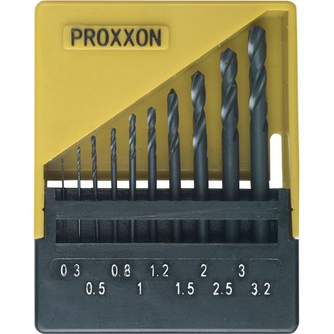 Proxxon Micromot HSS Spiralbohrersatz 10 teilig (Ø 0,3 - 3,2 mm) DIN 338 (1/3)