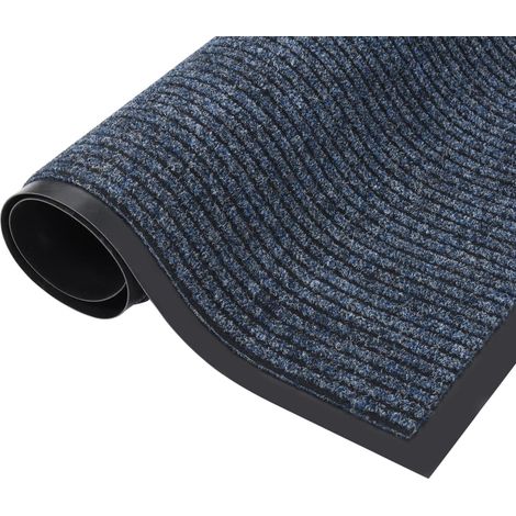 Maison Exclusive - Fußmatte Gestreift Blau 80x120 cm