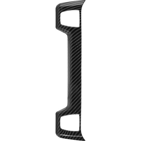 Habillage de console centrale auto, cache climatisation aspect fibre de carbone brillant, remplacement pour RAV4 2019-2021 (1/5)