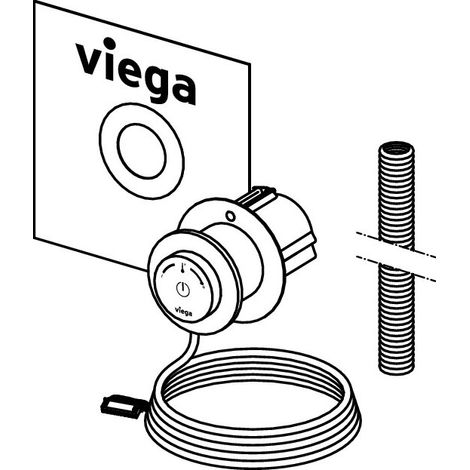 VIEGA 827335 Élément de commande pour unité de douche (1/2)