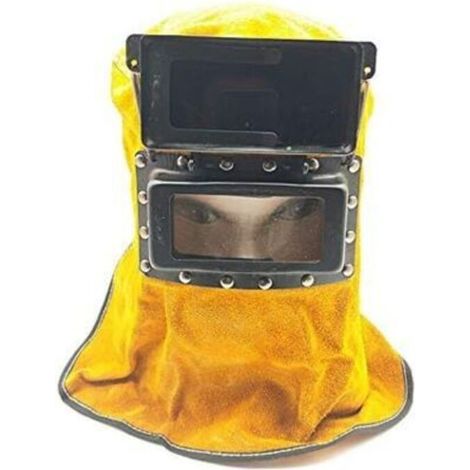 Le sable Dynamitage Protecteur capuche, Visage complet Masque de soudure (1/5)