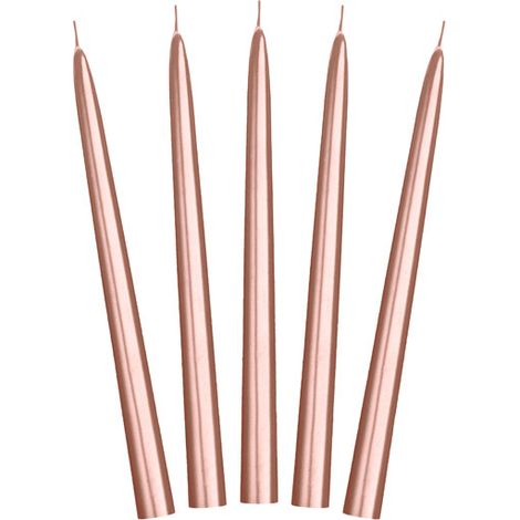 Bougies (lot de 10) pour une première communion, un baptême, un mariage ou un enterrement de vie de jeune fille. (1/5)