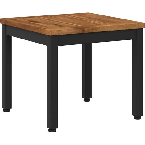 Tavolino da salotto Naturale e Nero 40 x 40,5 x 36 cm vidaXL (1/5)