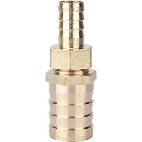 Raccord de tuyau, raccord de tuyau en laiton pour raccordement de tuyaux, raccord de tuyau, raccord de tuyau, outil de raccordement de tuyaux, raccords en laiton (14-25 mm) (1/4)