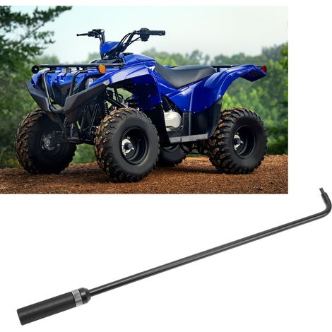 Outil de Réglage Vis de Riche 16.34in Tête Angulée 110° Métal Universel pour Carburateur Quad, Motoneige