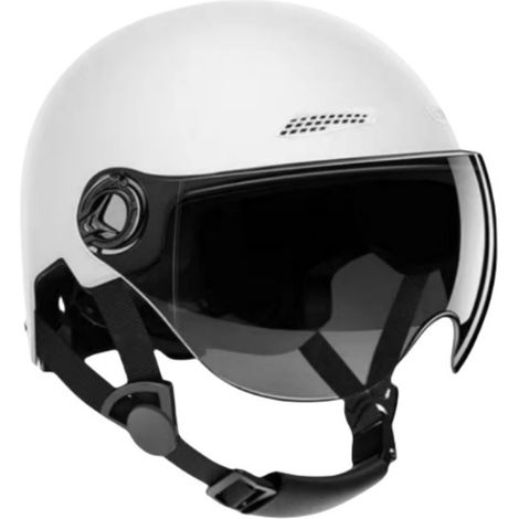 Casque de moto demi-masque vintage de style allemand avec visière, homologué adapté aux voyages et à la randonnée, tailles 55-61 cm (1/3)