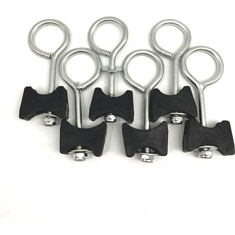 Accessoires de trampoline,Vis de trampoline,Vis pour fixer le trampoline,6 paquets,Convient au grand trampoline et au petit trampoline (1/4)