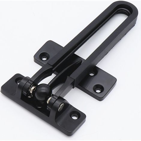 Chaîne de porte antivol en alliage de zinc avec support, verrou de porte pour fenêtre ou armoire, idéal pour les portes d'hôtel et de maison. Quincaillerie de sécurité adaptée aux portes résidentielle