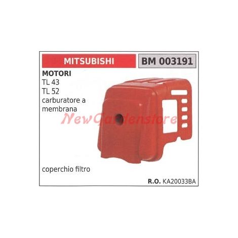 Luftfilterdeckel MITSUBISHI 2-Takt-Motorsensen 0031191