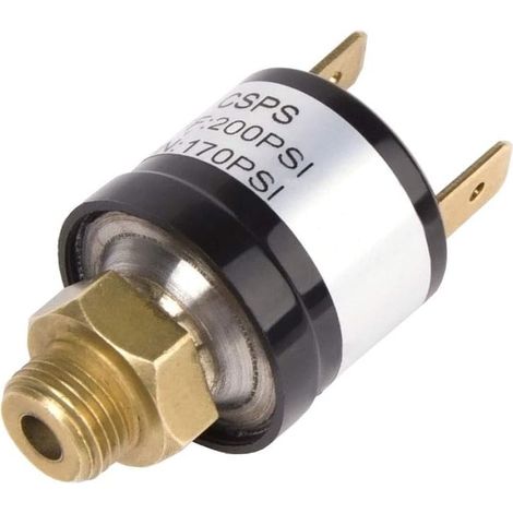 12V à toute épreuve 170-200 psi interrupteur pression d'air de commande soupape commutation compresseur d'air pompe à corne voiture train régulateur 1/8" NPT (1/5)