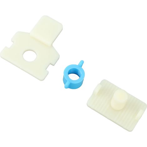 20er-Set Kaninchenkäfig-Futterbox-Schnalle PP Zuchtkäfige Kaninchentürhaken Befestigte Käfigtürschnalle für Kaninchenkäfigzubehör (1/5)