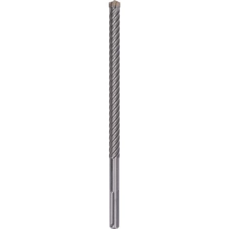 6 Flute Drill Bit Self Centering Rotary Hammer Bit Carbide Impact Bit for Brick Stone Concrete 22mm Diameter (1/5)