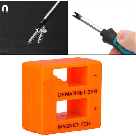 Magnetisierer für Schraubendreher, Entmagnetisierer und elegantes Orange. (1/5)
