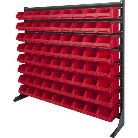 Etagère de bac de stockage 72 pièces
