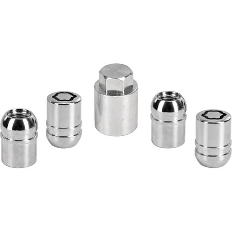 Jeu d'écrous antivol en alliage robuste 08W42SNA101 08181SF0A2AH 08W42SNA100 pour véhicules améliorant le mécanisme de verrouillage des serrures de roue (1/5)