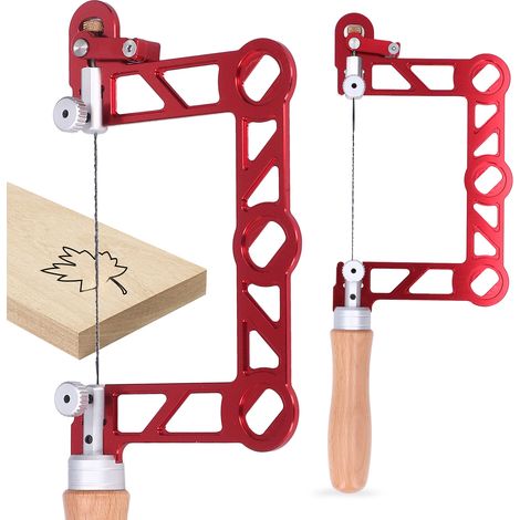 Scie à papier pour le travail du bois, mini scie à main, scie en U universelle pour fil métallique, 7,6 cm (3 pouces) (1/5)