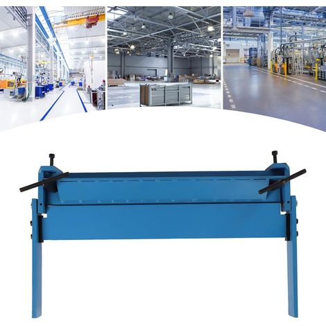 Machine de pliage de tôle, machine de pliage de métal manuelle, angle de pliage 0 - 120 °, peut être utilisé pour l'acier au carbone, la plaque de cuivre, la plaque d'aluminium