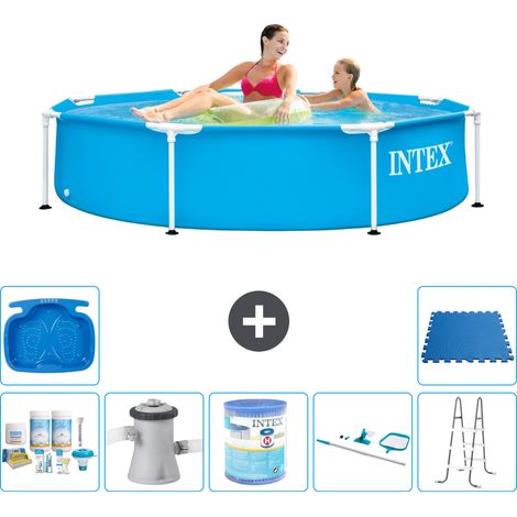Intex Piscina con struttura Rotonda - 244x51 cm - 8-pezzi  S31443 (1/5)