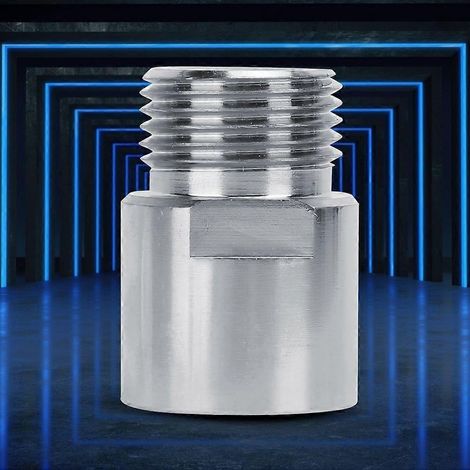 Adaptateur pour bouteille de CO2 T21-4 vers W21.8-14, en alliage d'aluminium, compatible avec les machines à soda et les fûts de bière. (1/4)