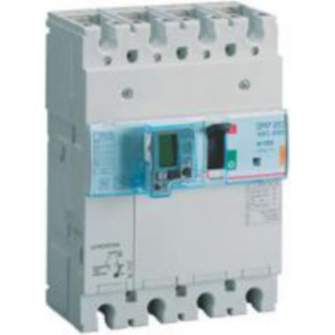 Disjoncteur magnétothermique différentiel DPX³250 pouvoir de coupure 25kA 400V - 4P - 100A - LEGRAND