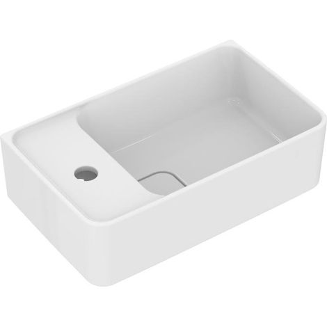 Ideal Standard Strada II - Handwaschbecken 45x27 cm, mit 1 Hahnloch links, weiß T299501