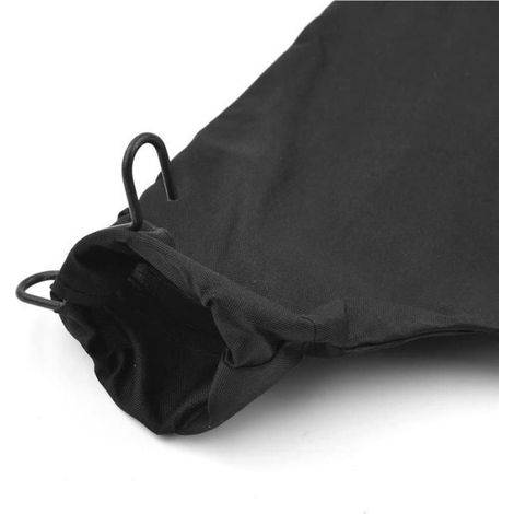 Sac À Poussière - Pour Scie À Onglet - Fermeture Éclair - Support Métallique - Noir - Tissu - 1 Pièce (1/5)
