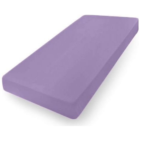 Lenzuolo con angoli in jersey 210/220x190/200 viola premium (1/5)
