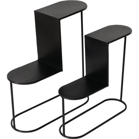 Jardinières escaliers PLUTO, 2 pièces, hauteur 45-55 cm (1/5)