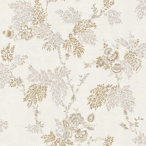 Superfresco Easy Vliestapete Kimono Weiss/Gold 10mx52cm (1/5)