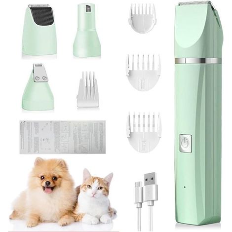 Filiyano-Tondeuse à ongles sans fil 4 en 1 ING pour chiens - Conception silencieuse pour poils épais - Lime à ongles diamantée sécuritaire (1/5)