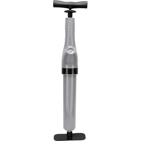 Kit de débouchage à air comprimé 9 en 1 pour toilettes, canalisations d'égout et évier de cuisine - Accessoires - Gris (1/5)
