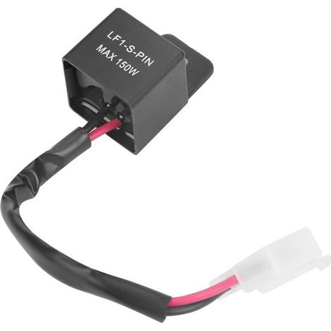 Relais Clignotant LED 12 V 150 W 2 Broches avec Câble pour Clignotant de Moto – Compatible avec, Moto FZ8, SV 650 (1/4)