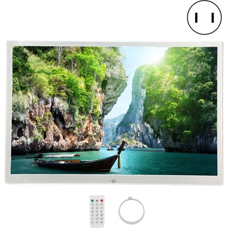 Intelligenter digitaler Bilderrahmen (13 Zoll), 1280 x 800 LED-Bildschirm, Musik- und Videoplayer, multifunktionaler digitaler Bilderrahmen, personalisierter Bilderrahmen als Geschenk