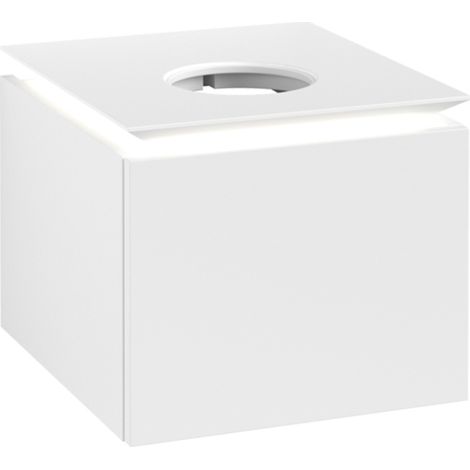 Villeroy & Boch Legato meuble sous lavabo, 1 tiroir, lavabo au