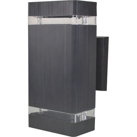 Applique Murale - Étanche IP65 - Pour Extérieur - 1000 Lm - Compatible E27 - Noir (1/4)