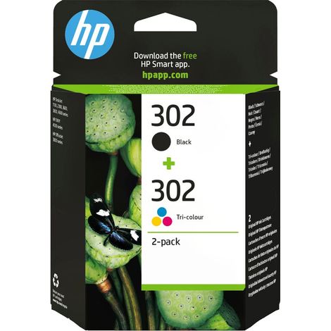 HP X4D37AE Combo 2-Pack BK/Color No. 302 Druckerpatronen