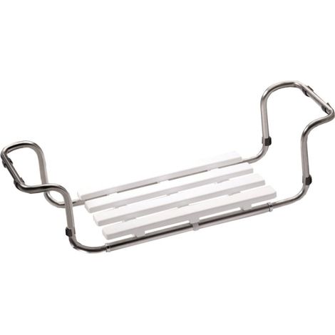 Asiento de bañera extensible PMR PELLET de acero inoxidable 304