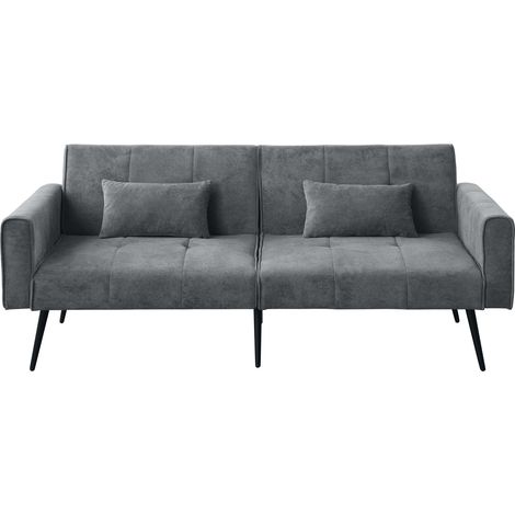Canapé-lit convertible, canapé-lit pliant, futon pliable, avec dossier réglable pour salon, appartement, chambre, bureau, petit espace (1/5)