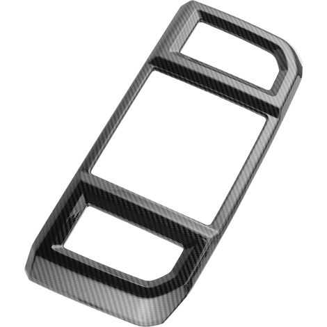 Cache intérieur de grille d'aération arrière style fibre de carbone, compatible avec Ford F150 2015-2020 (1/5)