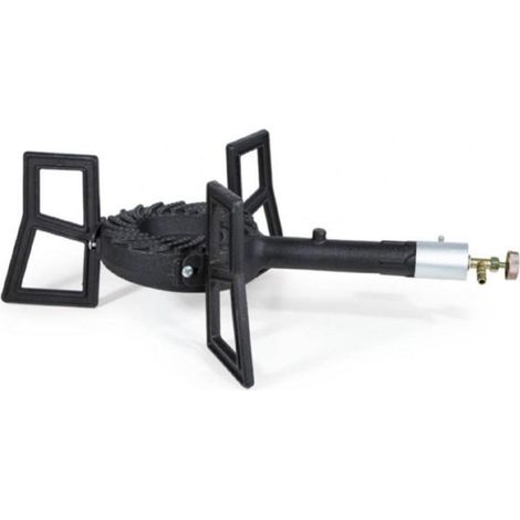 Hornillo a gas de hierro fundido con tripoode, 6,5 kw, classic, 52 x 35 x 17 cm