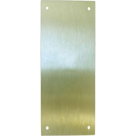 Placa cerradura 80x250mm ciega m-51/80250c, laton mate (1/2)