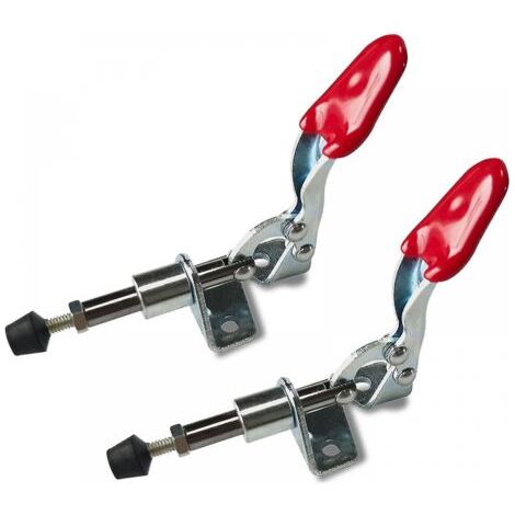 Pinces à bascule, 2 pièces, outil à main à action push-pull, outil à main à bascule, loquet de serrage manuel à dégagement rapide, pince à levier horizontal, barre de dégagement rapide